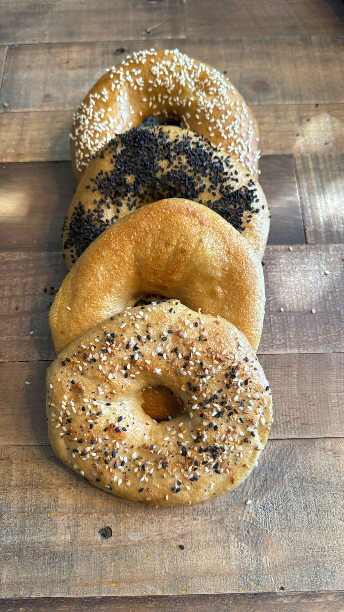 Sourdough Bagels