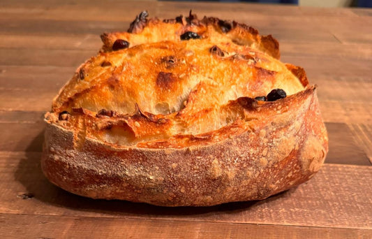 Sourdough with Nuts and Dried Fruits Bread