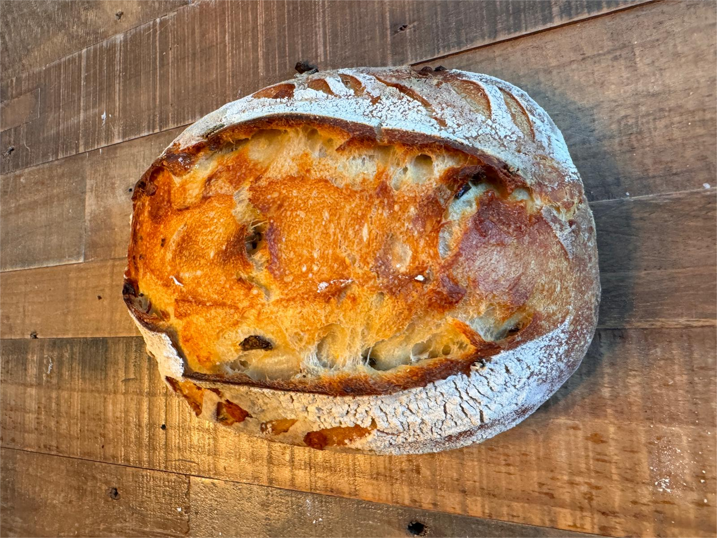 Sun-Dried Tomato and Basil Sourdough Bread